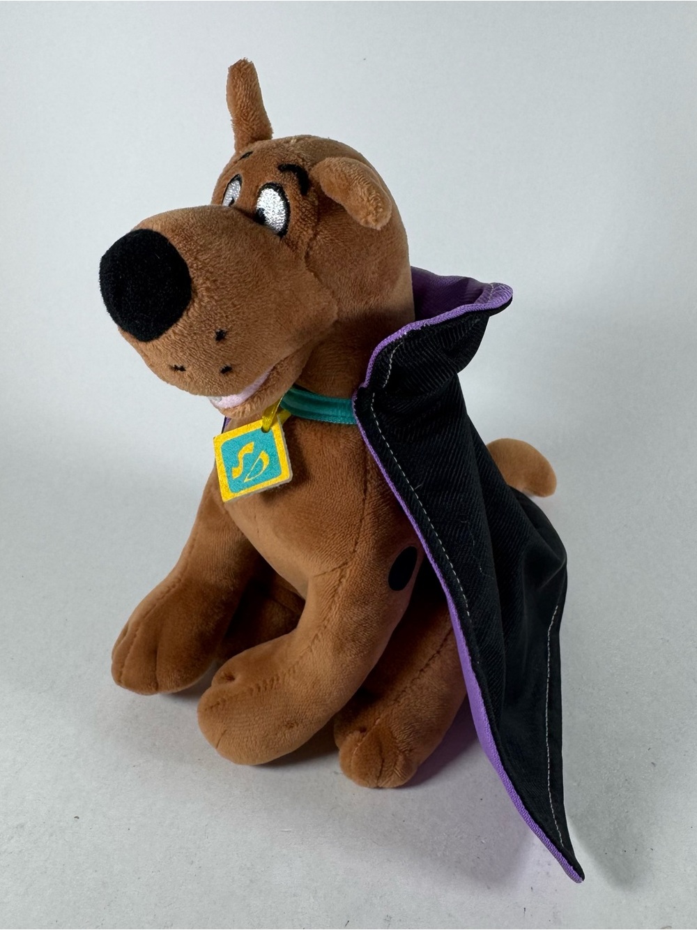 Ruz Plush Scooby Doo 8" Brown Dog Purple Black Cape Halloween Dracula Stuffed